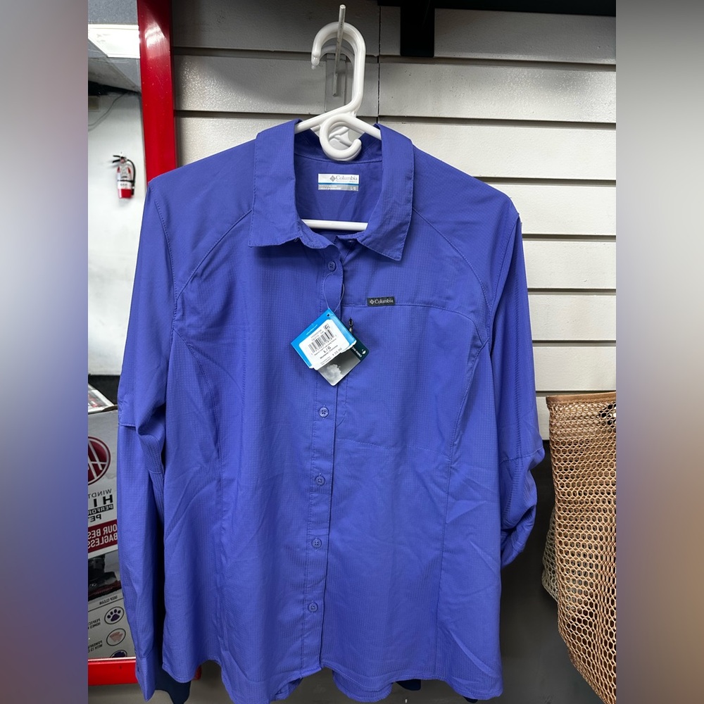 Columbia Purple Long Sleeve Shirt